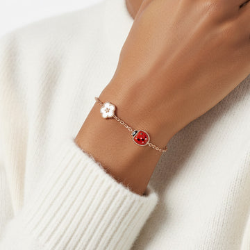 Lucky Spring Five Motifs Clover Bracelet