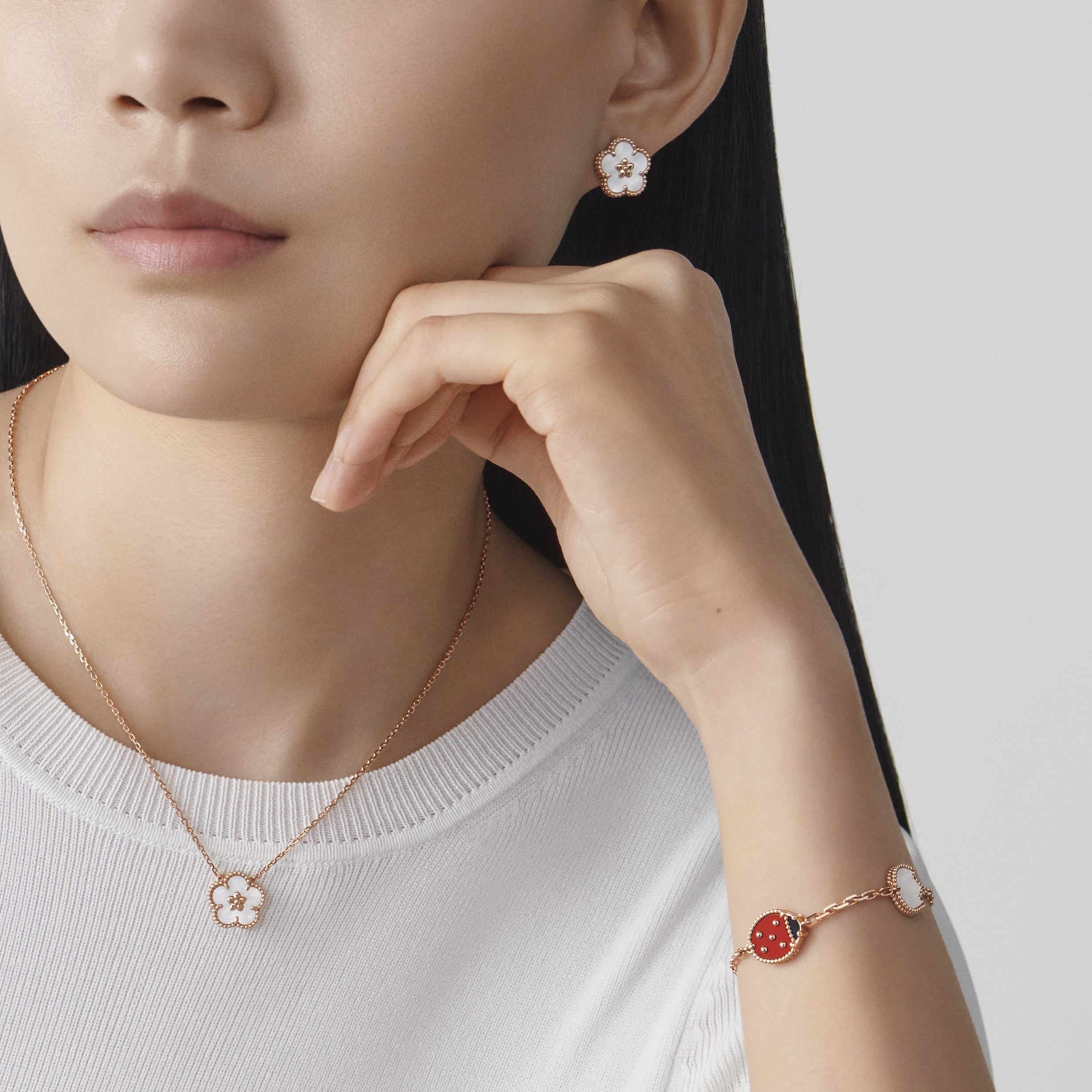 Lucky Spring Plum Blossom Earrings