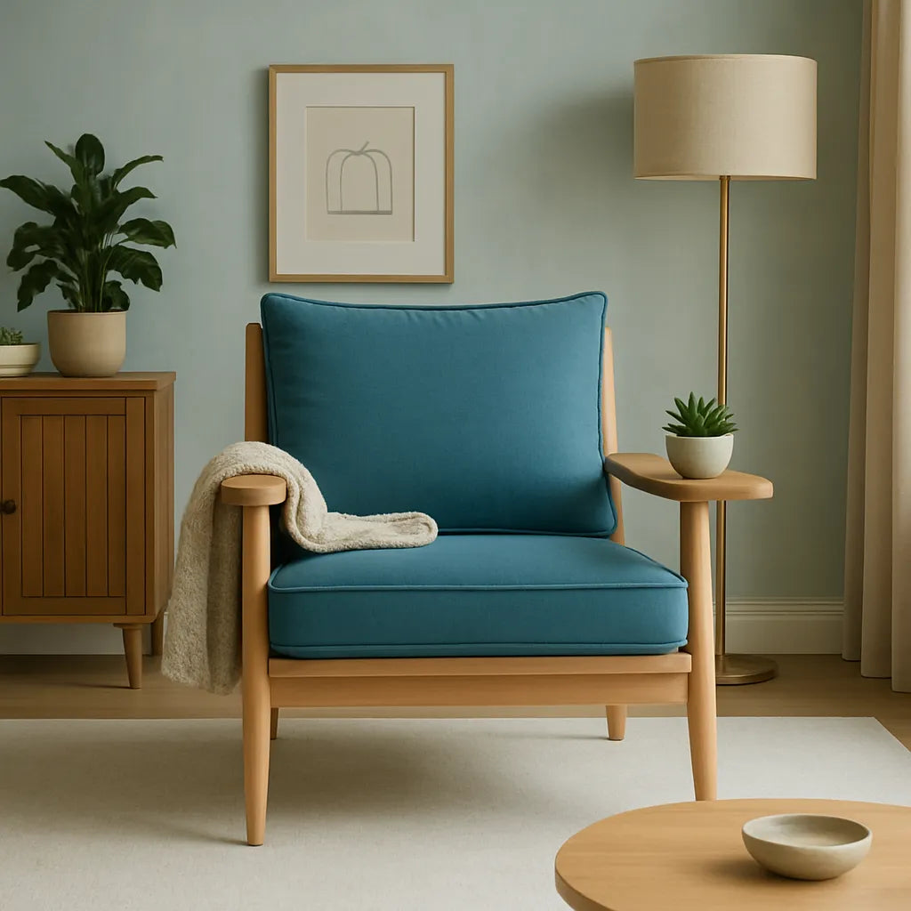 Mid Century Lounge Chair Iconic Shape Everyday Comfort