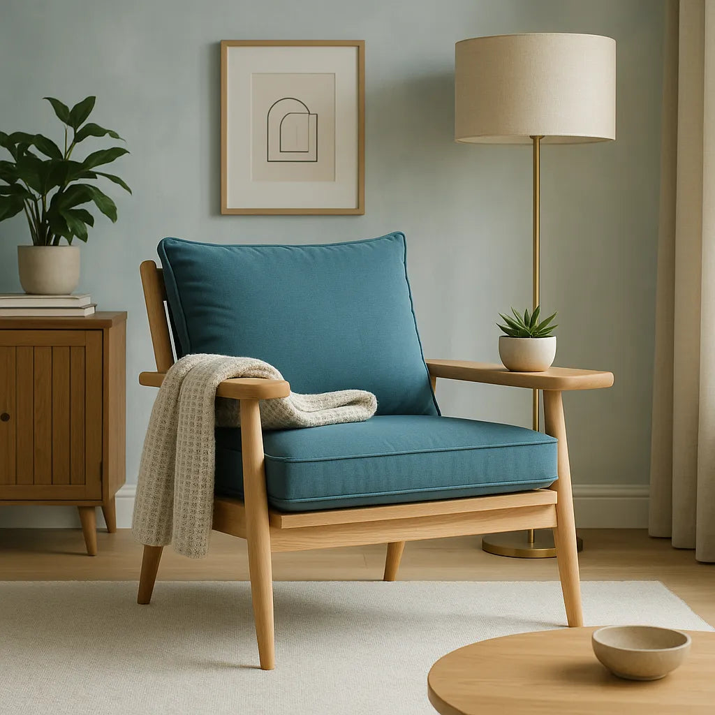 Mid Century Lounge Chair Iconic Shape Everyday Comfort