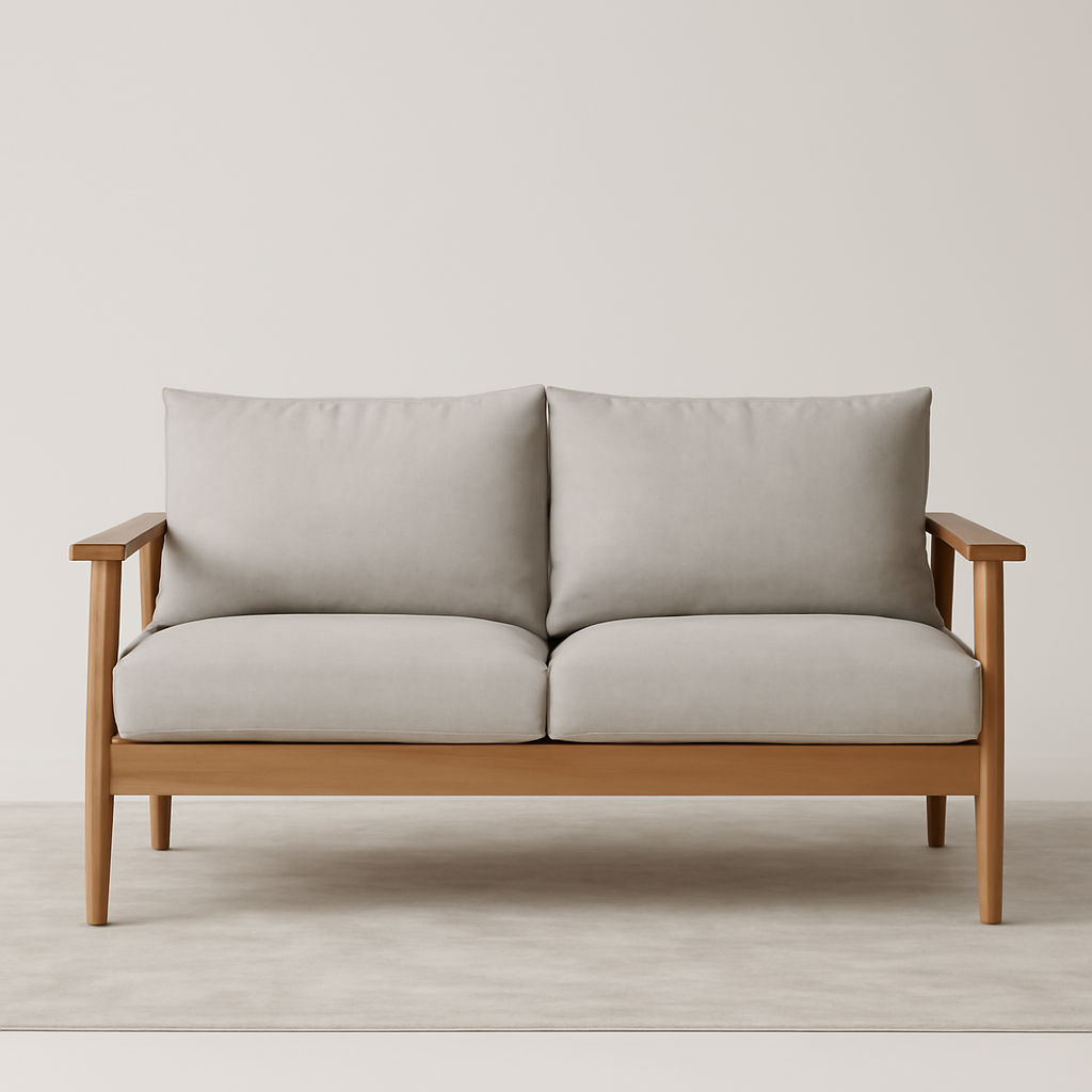 Minimalist 2 Seater Sofa Timeless Comfort Elegance