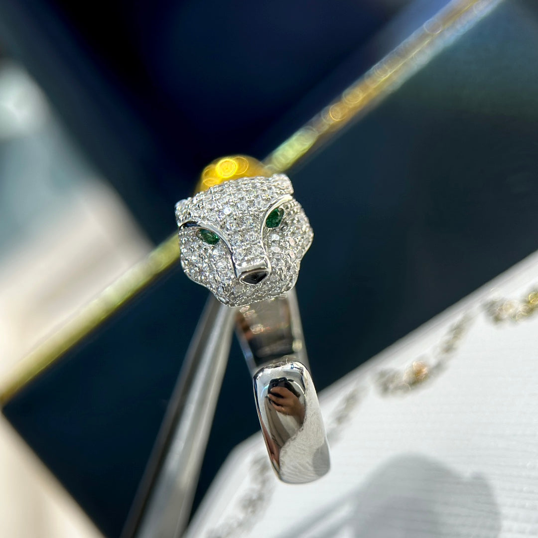 Panthère De Diamond Ring In 18K