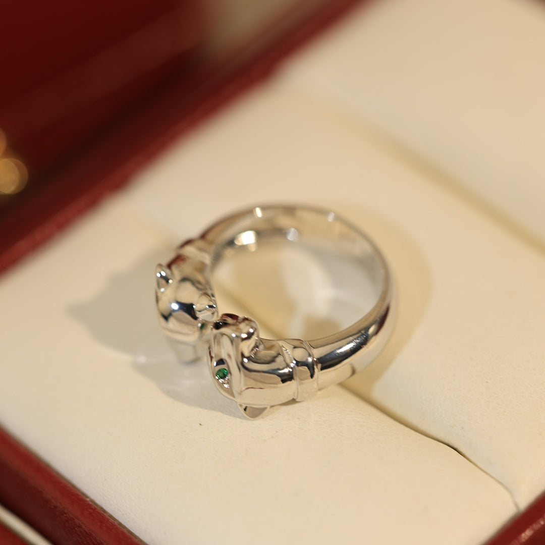 Panthère De Open Ring in 18K Gold Vermeil