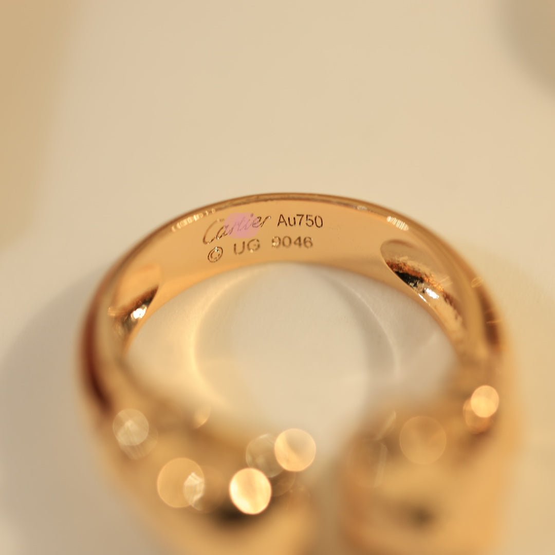 Panthère De Open Ring in 18K Gold Vermeil