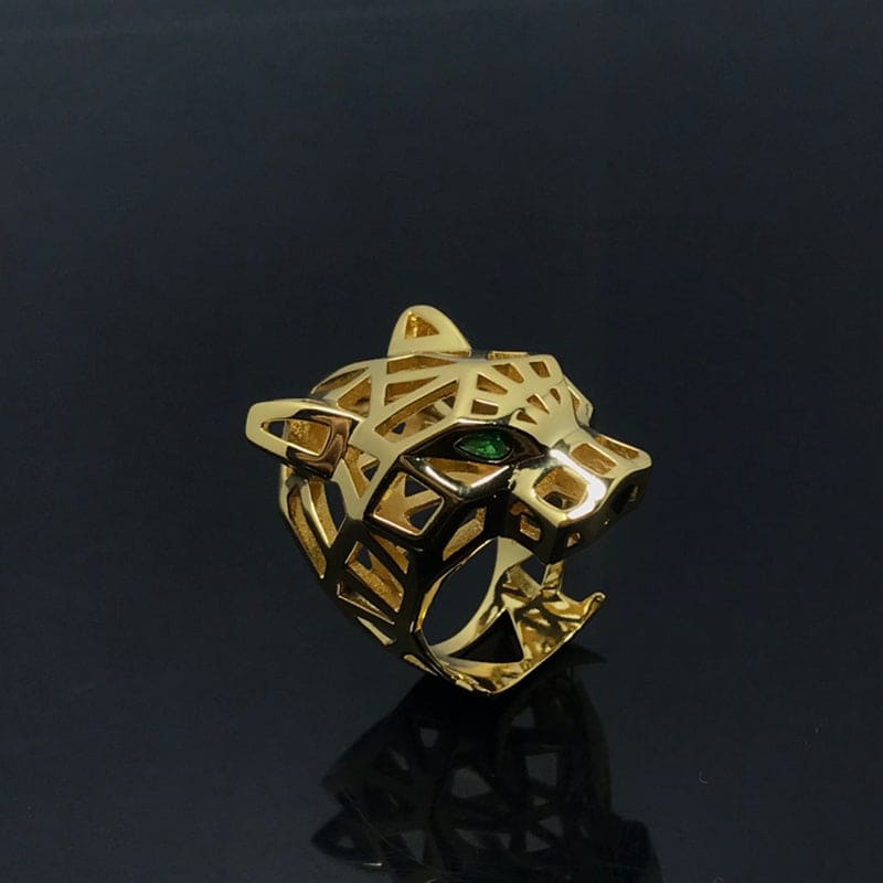 Panthère De Ring in 18K Gold Vermeil