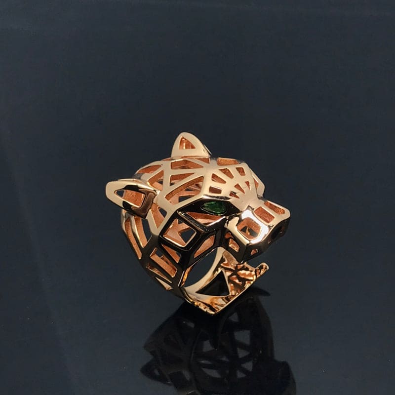 Panthère De Ring in 18K Gold Vermeil