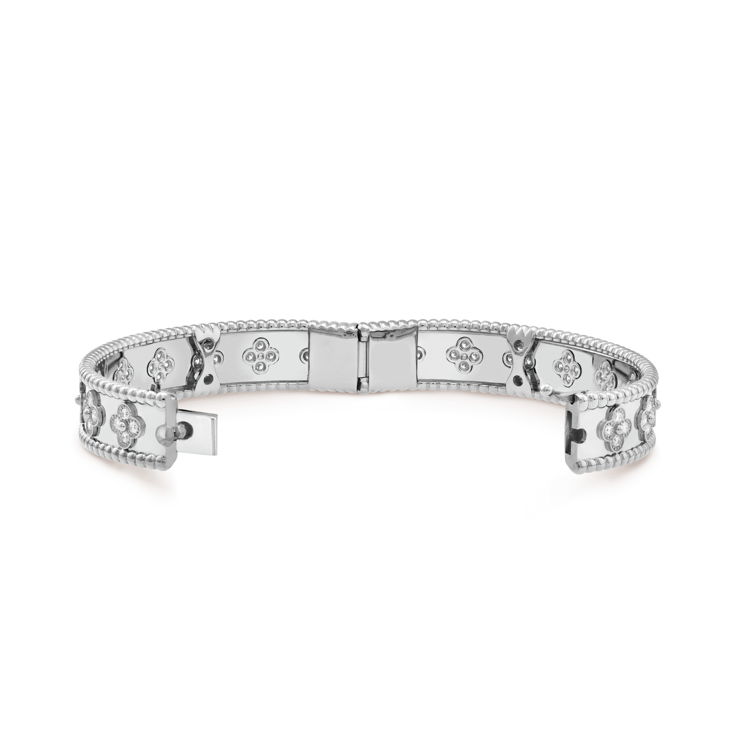 Perlée Clovers Bracelet In 18K