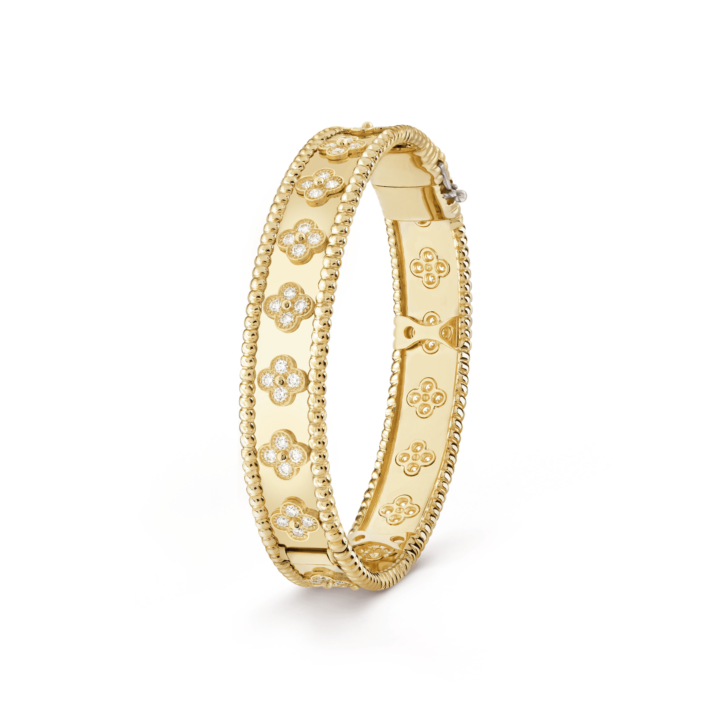 Perlée Clovers Bracelet In 18K