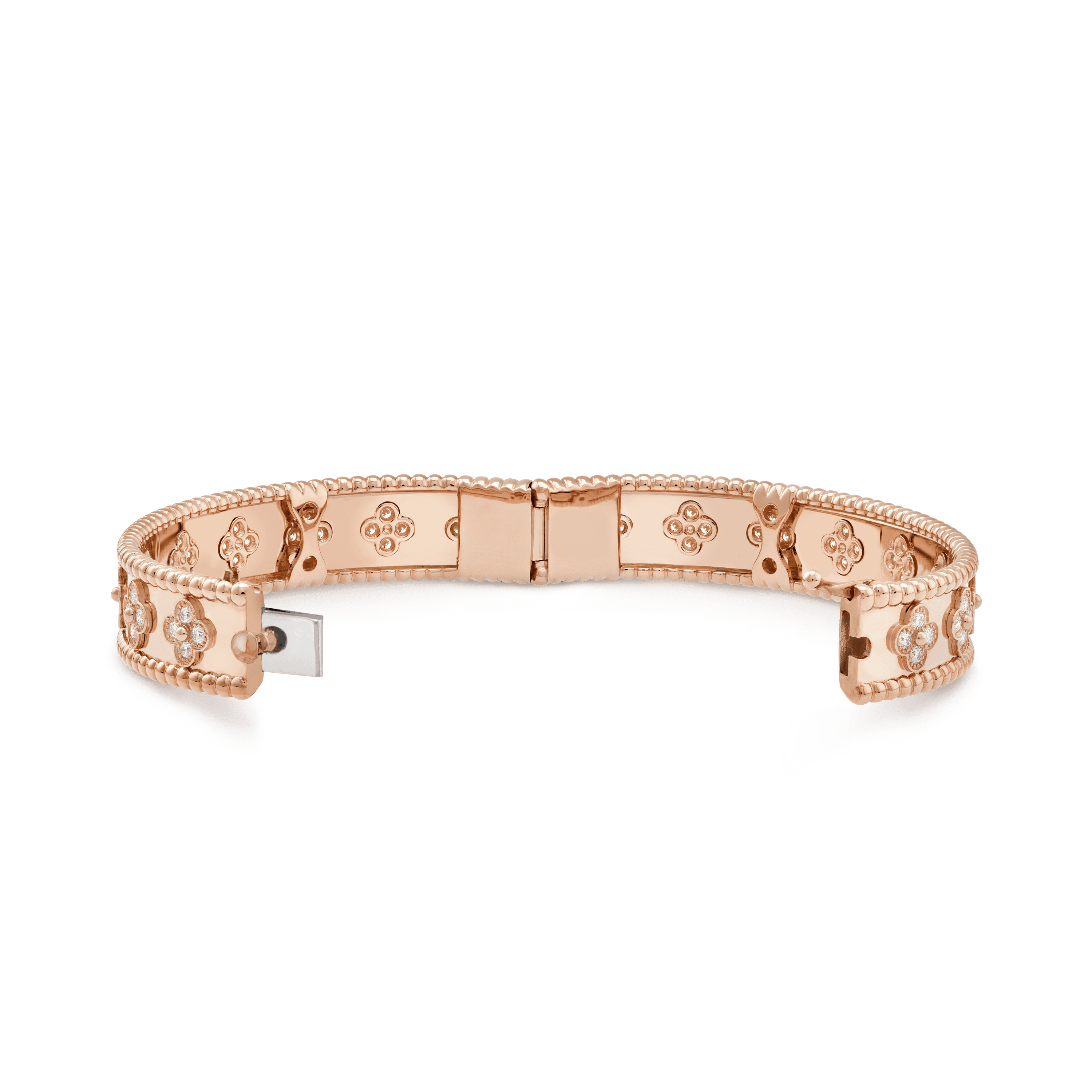 Perlée Clovers Bracelet In 18K