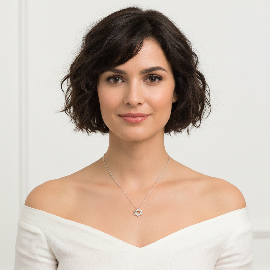 Star Of David Pendant Necklace