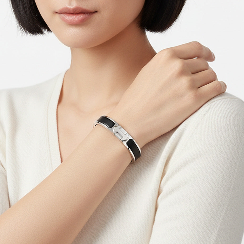 Super H Black Bracelet