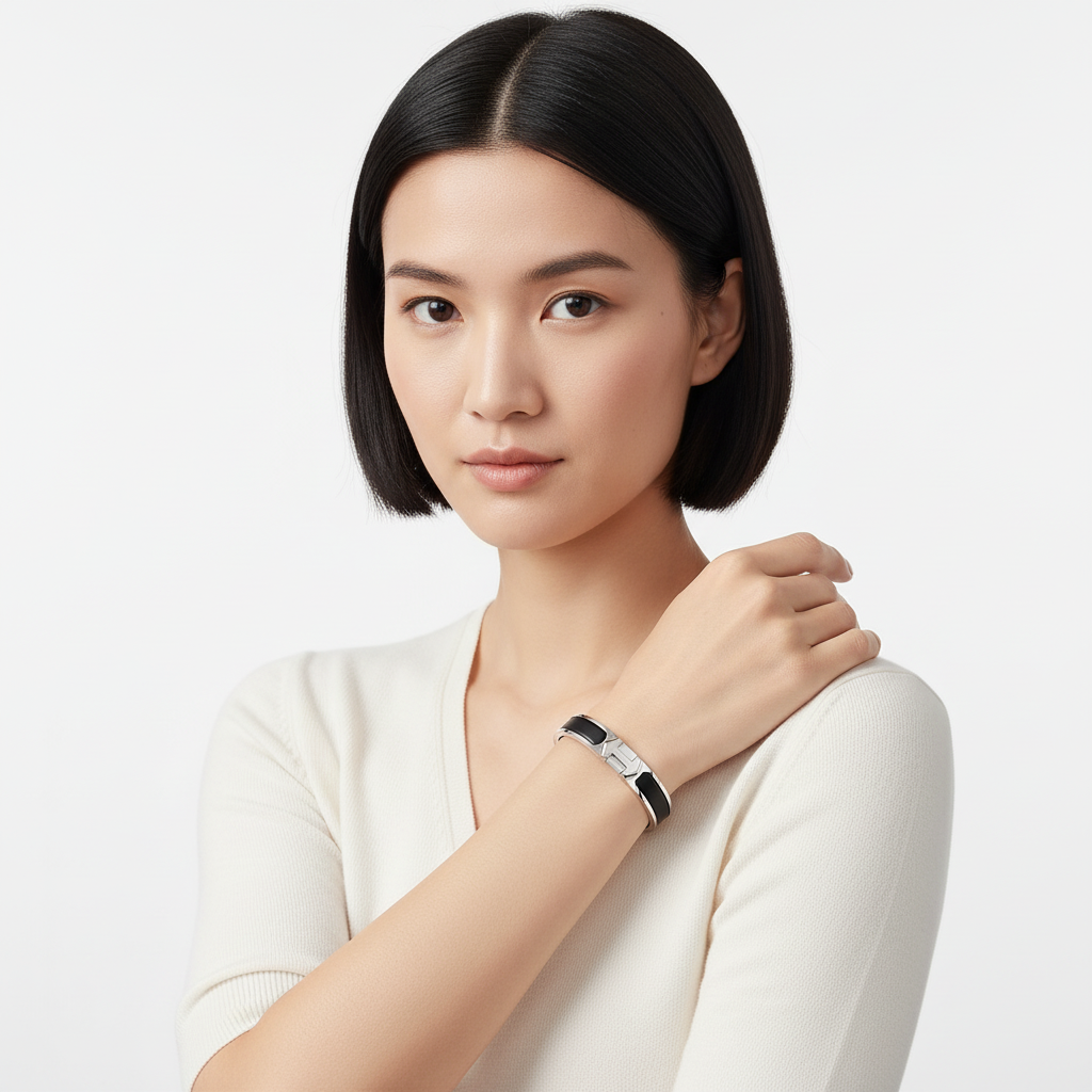 Super H Black Bracelet