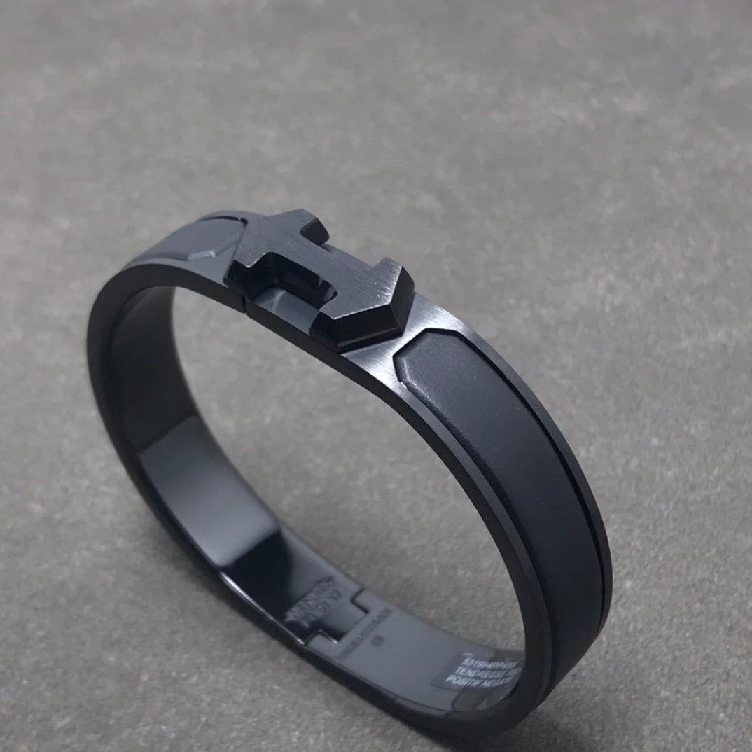 Super H Black Bracelet