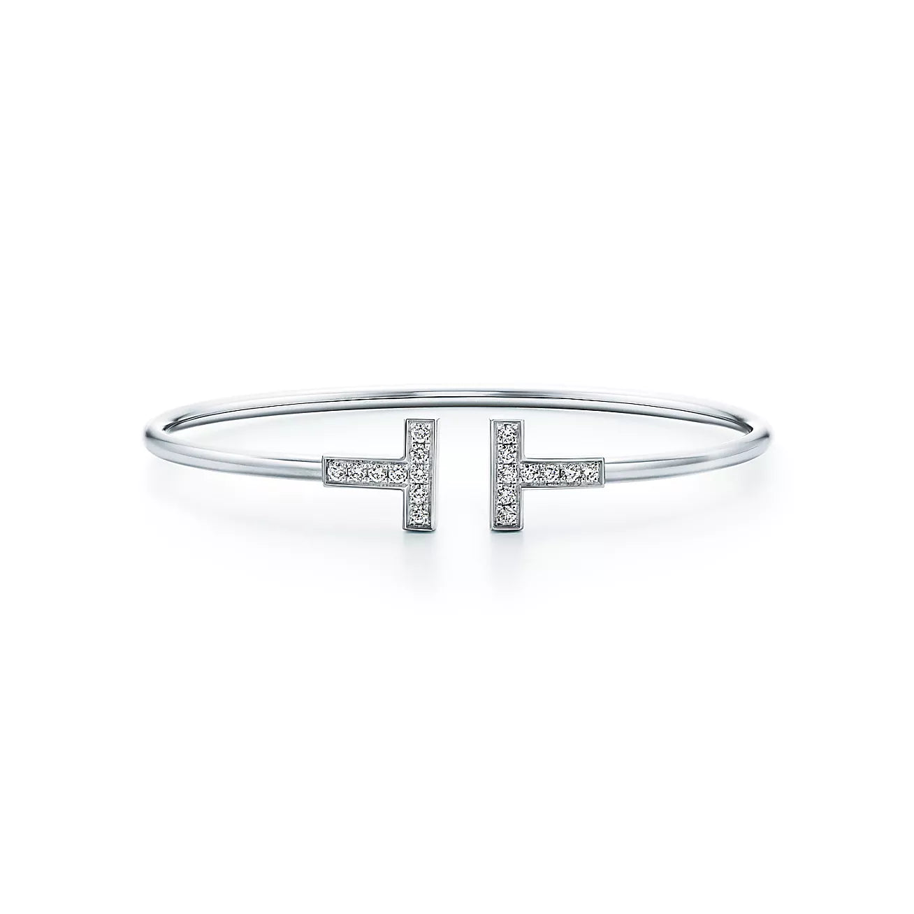 T Open Diamond Bracelet