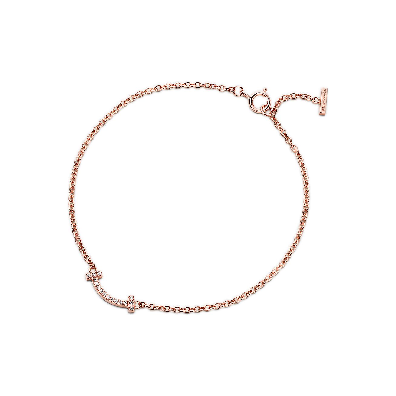 T Smile Diamond Bracelet