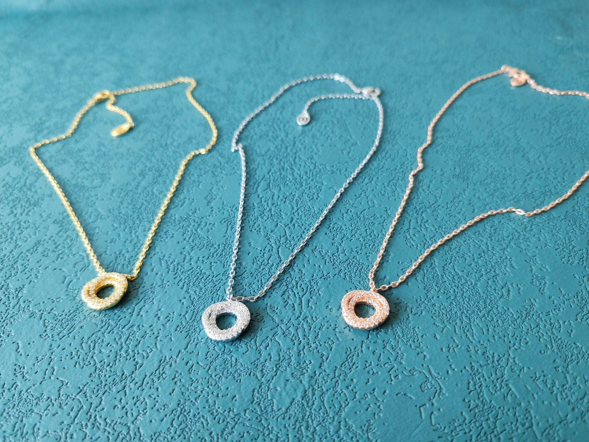 Trinity White Gold Diamond Necklace