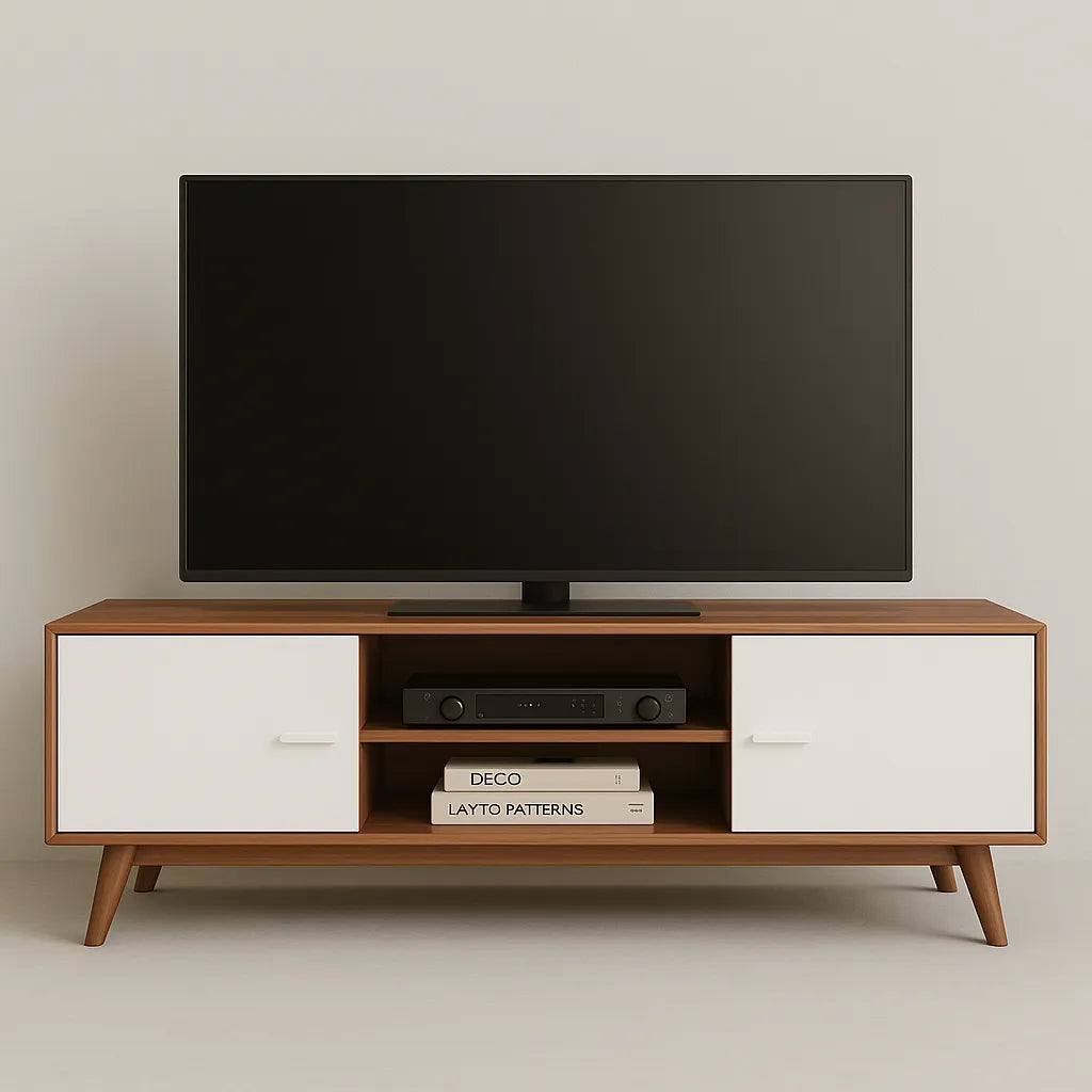 TV Console Minimalist Media Cabinet for Modern Living Room