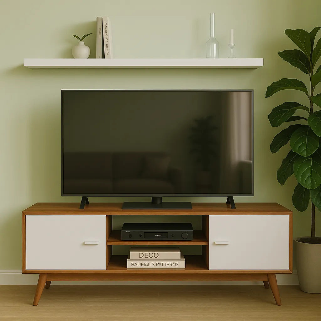 TV Console Minimalist Media Cabinet for Modern Living Room