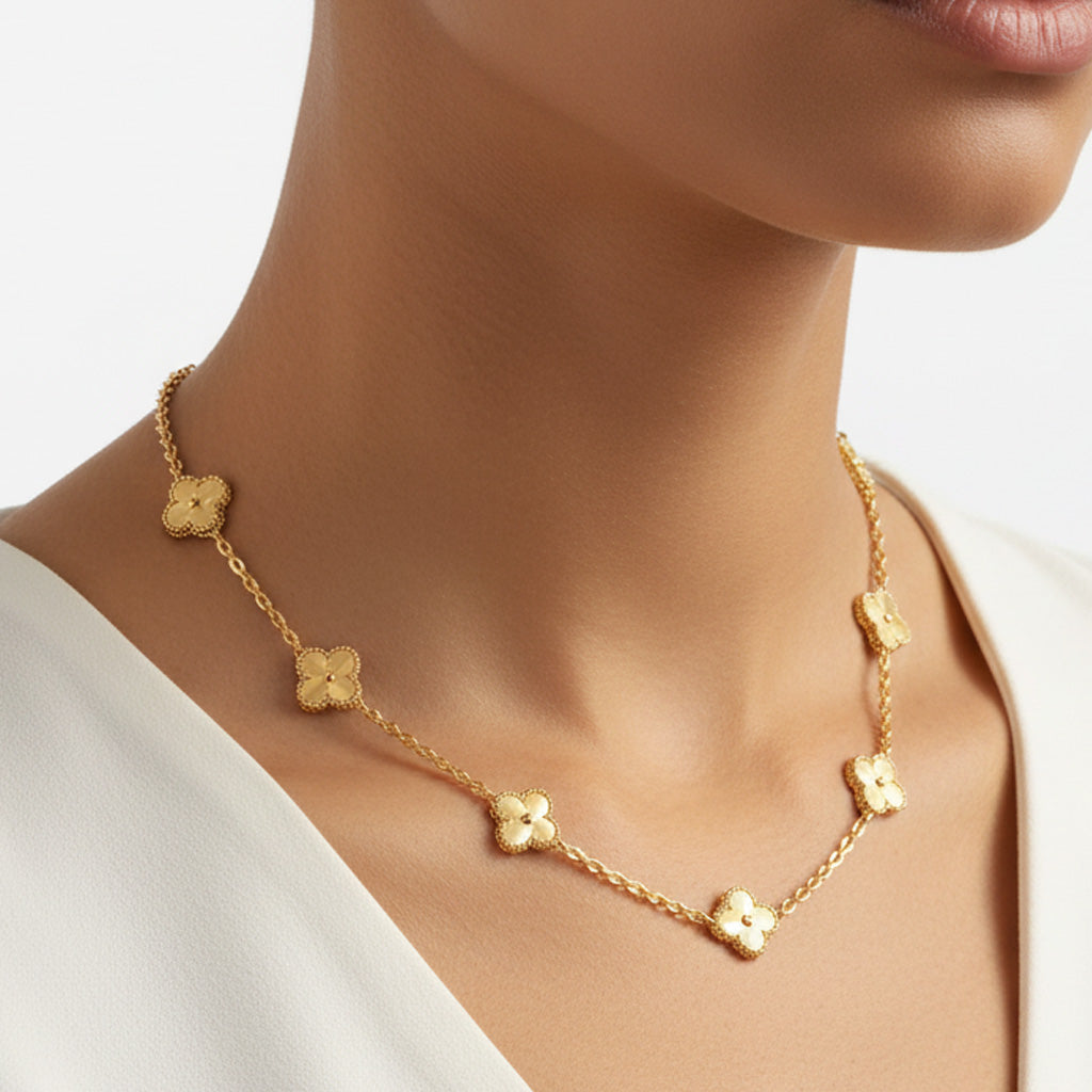 Vintage Alhambra 10 Motifs Necklace