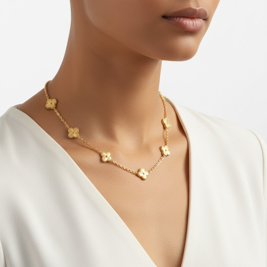 Vintage Alhambra 10 Motifs Necklace