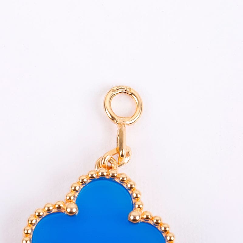 Vintage Alhambra Five Motifs Agate Clover Bracelet