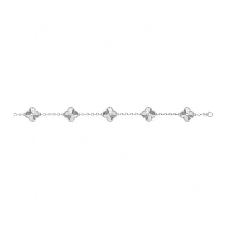 Vintage Alhambra Five Motifs Clover Bracelet