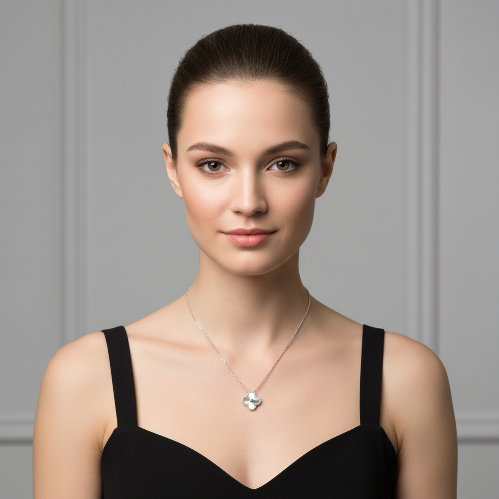 Vintage Alhambra Pendant Clover Necklace