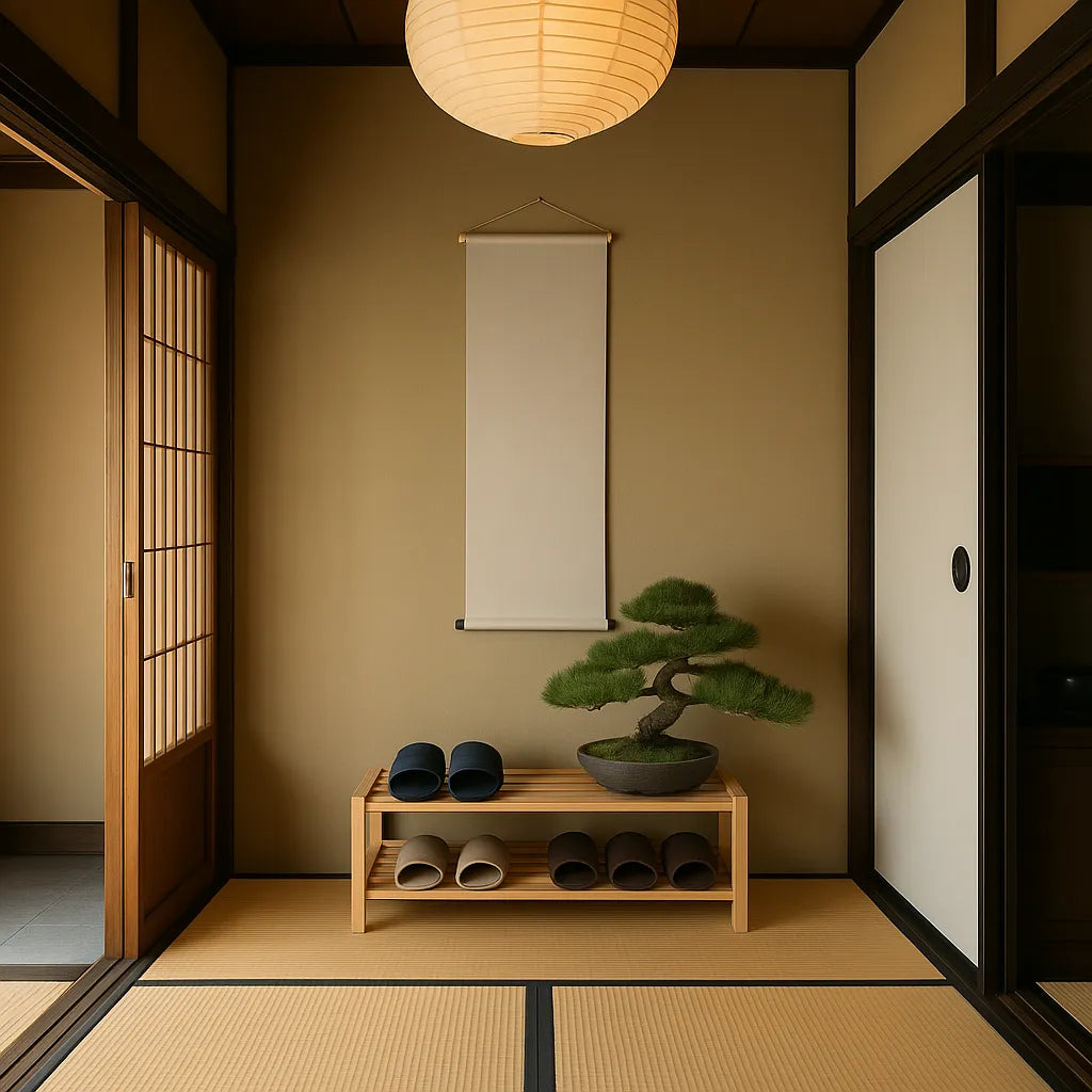 Zen Shoe Bench Simple Two Tier Shelf For Entryway Harmony