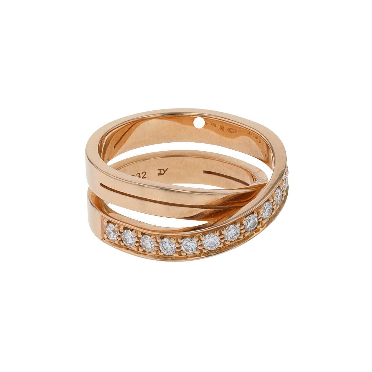 Roostick Etincelle Diamond Crossover Ring