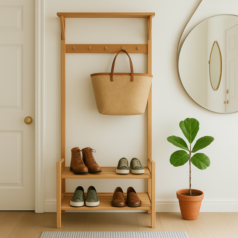 Entryway Organizer Premium Space-Saving Storage Solution