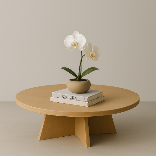 Sculptural Coffee Table Modern Artful Accent for Living Spaces