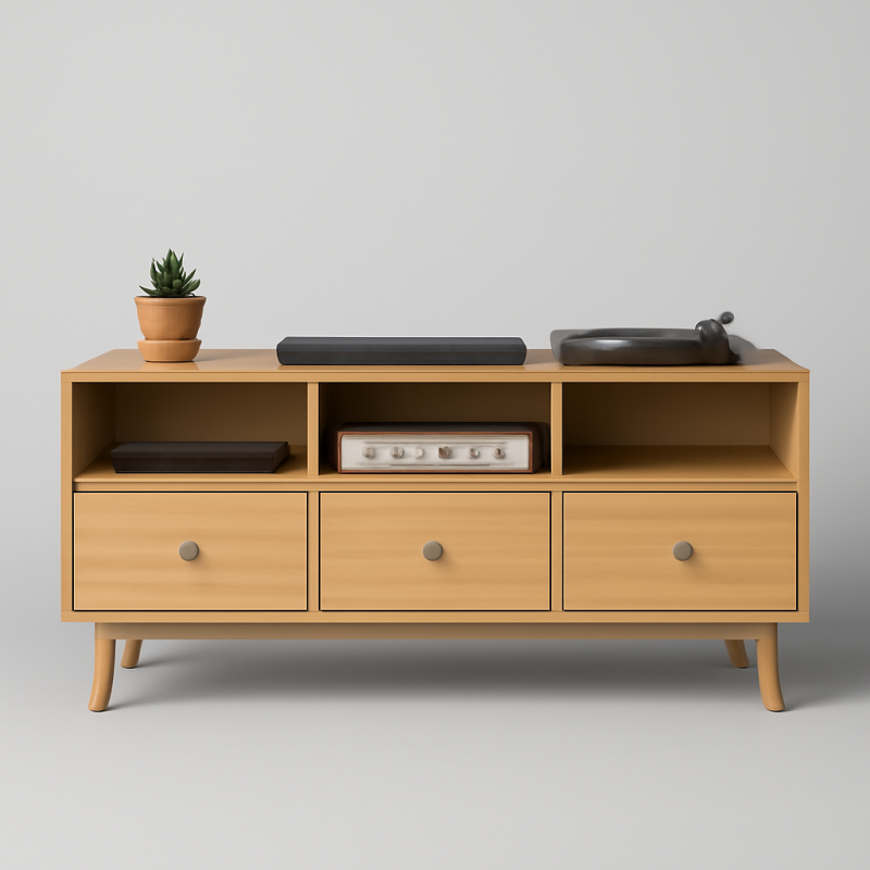 TV Stand Minimalist Storage Cabinet for Clean Modern Setups