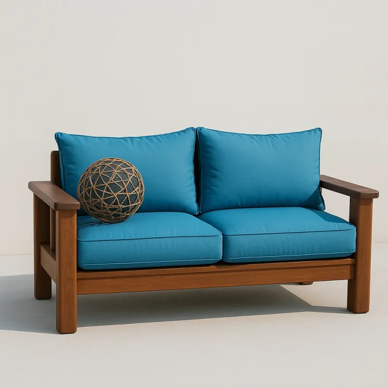 Wide Arm 2 Seater Sofa Bold Comfort Modern Style